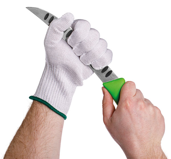 Landig Schnittschutzhandschuh weiss