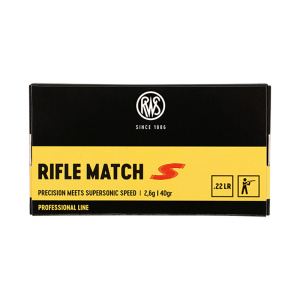 Munition RWS Professional Line Pistol Match .22 lr. 2.6g