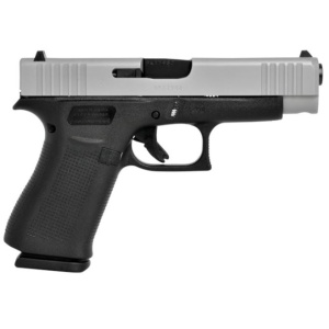 Glock Pistole 48 Silver slide - 9 mm Para