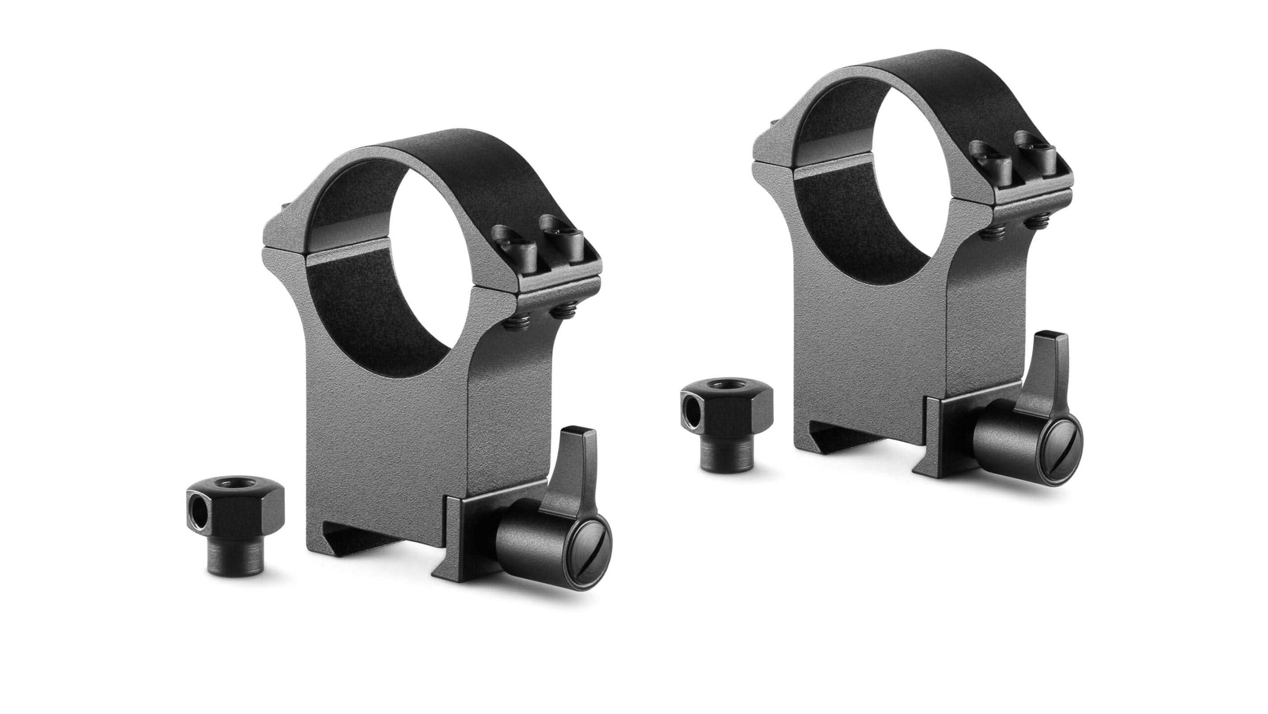 Hawke Profi Fest- und Schnellspannmontage aus Stahl Weaver 30mm zweiteilig Extra High