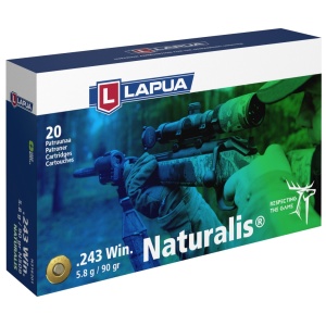 Lapua .243 Win. Naturalis 5.8g