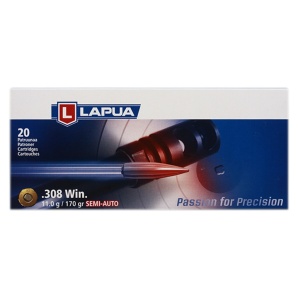 Lapua .308 Win. FMJ Lock Base Semi-Auto 11g