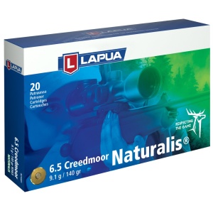 Lapua 6.5 Creedmoor Naturalis 9.1g