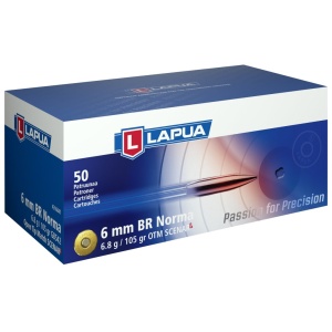 Munition Lapua 6 mm BR Norma Scenar-L OTM 6.8g