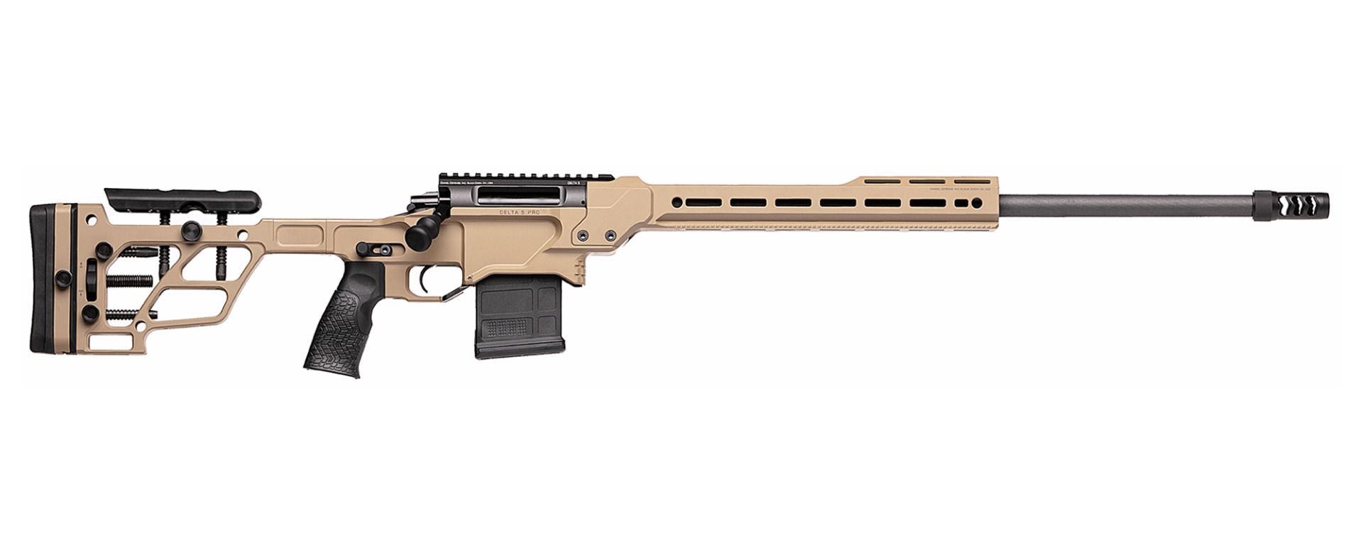 Daniel Defense DELTA 5 Pro 24" HPALMA Coyote Tan - 6.5 Creedmoor