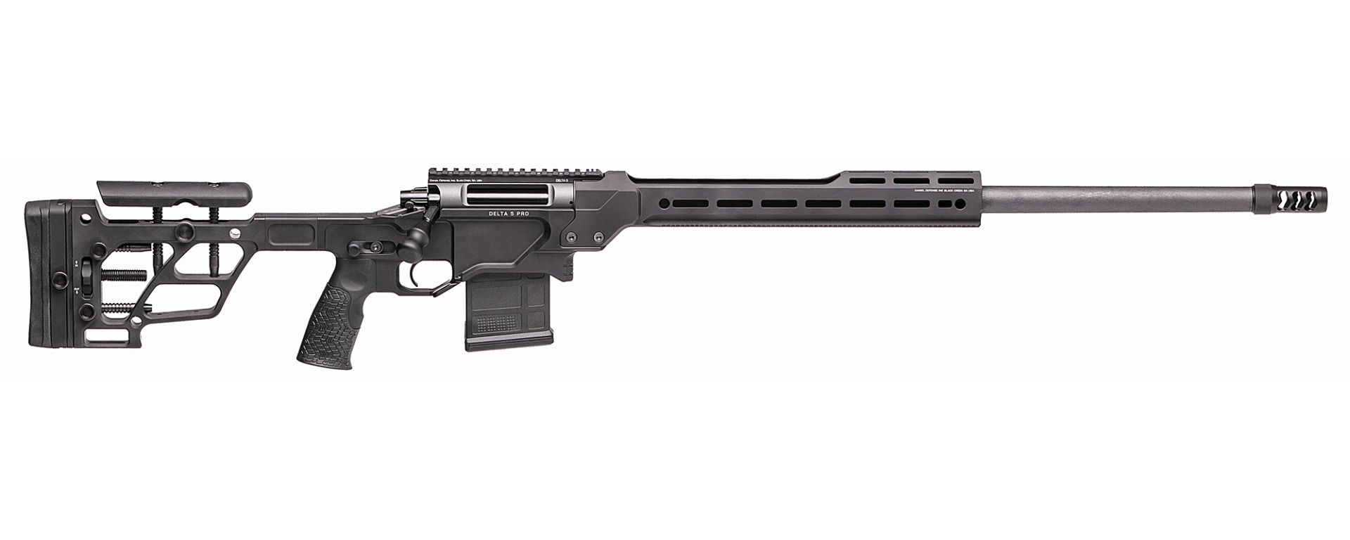 Daniel Defense DELTA 5 Pro 26" Varmint Schwarz - 6 mm Creedmoor