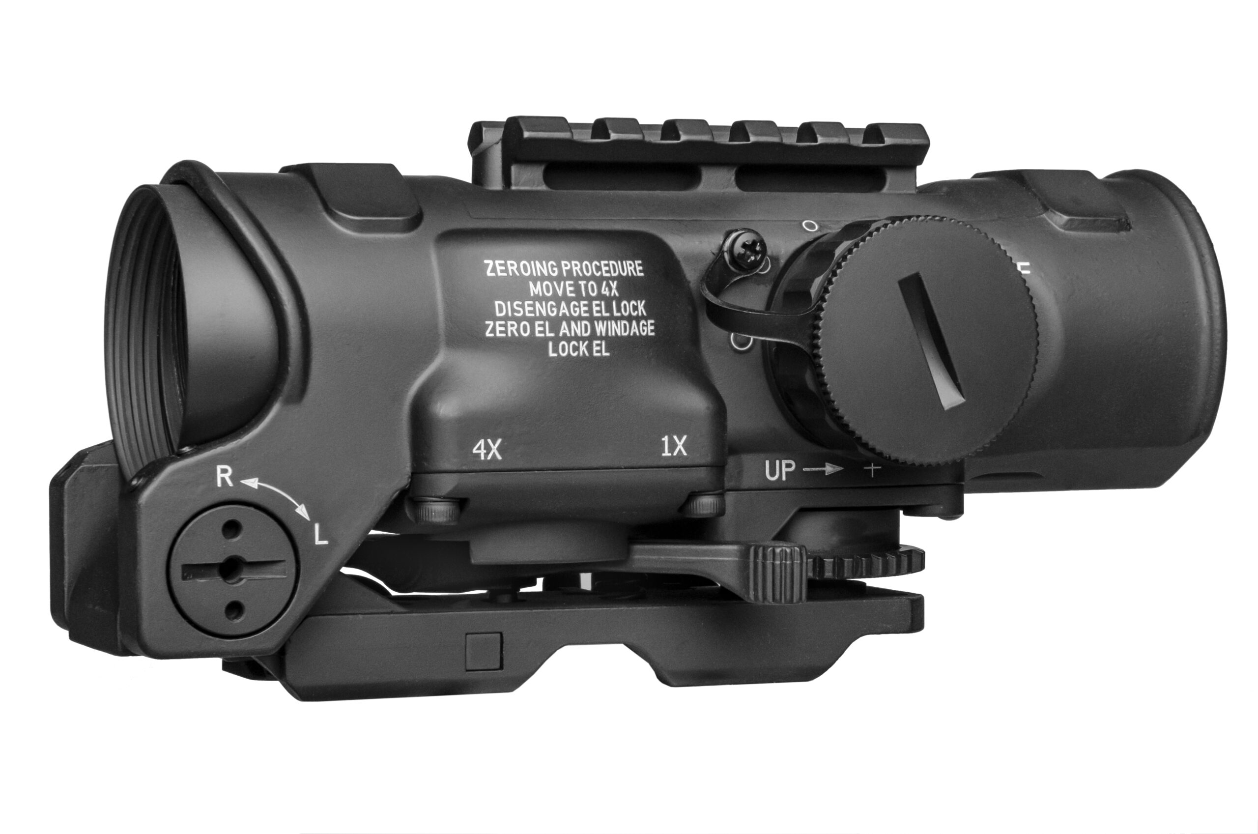Zielfernrohr Elcan SpecterDR 1x/4x Schwarz - 5.56 NATO