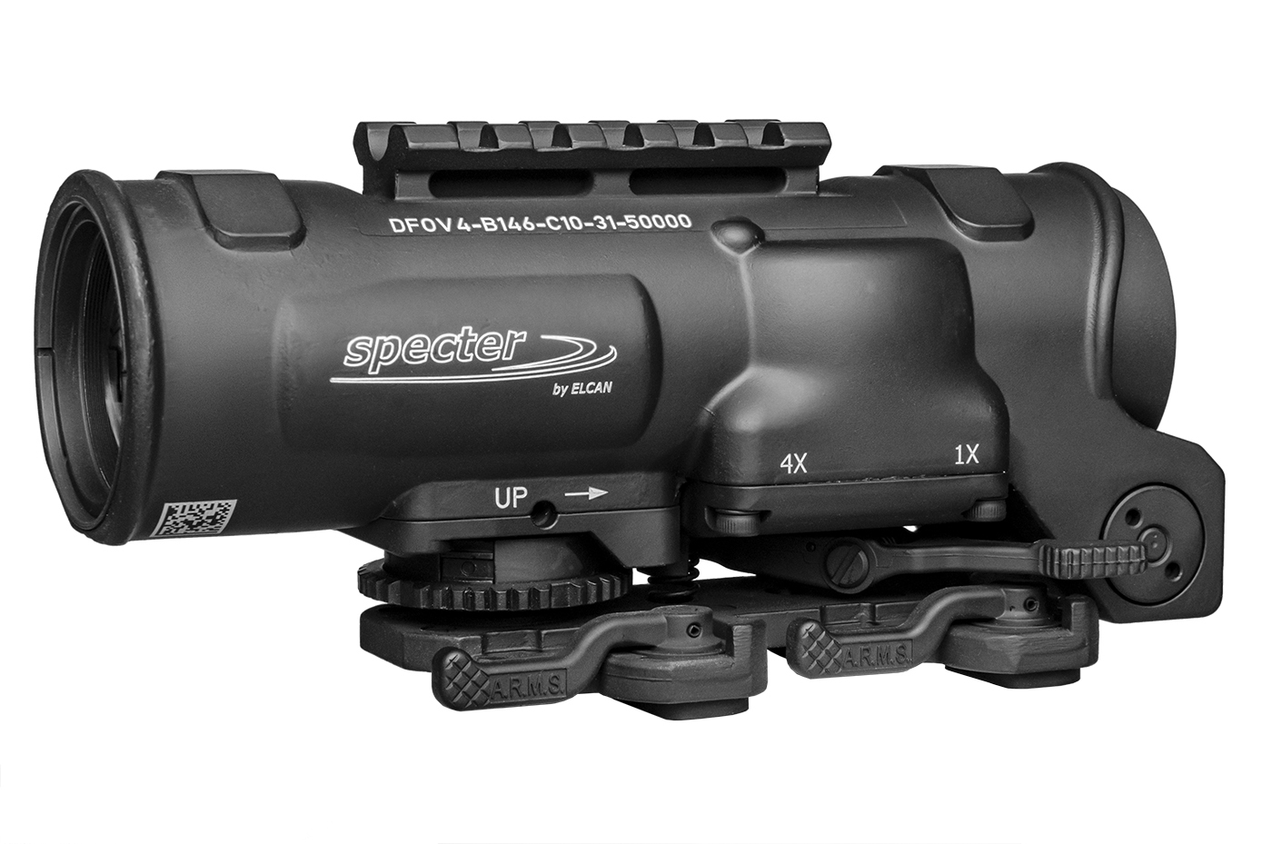 Zielfernrohr Elcan SpecterDR 1x/4x Schwarz - 5.56 NATO