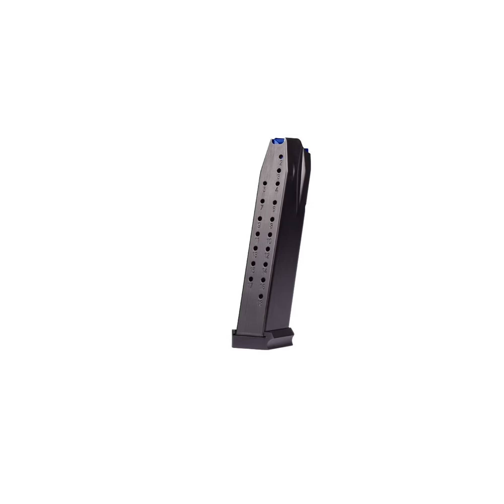 Walther Magazin PDP mit schwarzem Alu Boden 9 mm Para 18-Schuss