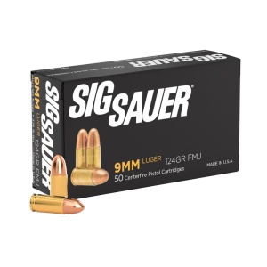 Sig Sauer Elite Ball FMJ 9 mm Para 8g
