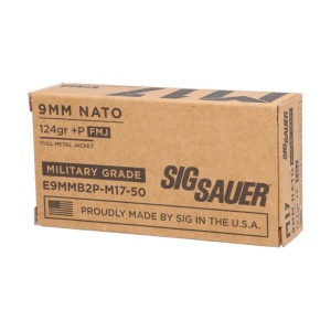 Sig Sauer Elite Ball M17 FMJ 9 mm Para 8g