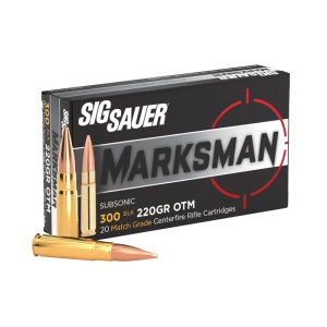 Sig Sauer Elite Match Grade Subsonic OTM .300 Blackout 14.3g