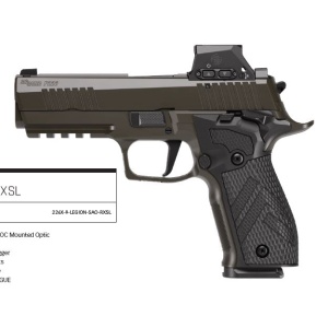 Sig Sauer Pistole P226-X Legion SAO RXSL - 9 mm Para