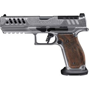 Walther Pistole PDP Steel Frame English Scroll by Giovanelli - 9 mm Para