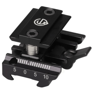 G+E Korntunnelerhöhung 10-28mm seitlich 15mm Schnellverschluss