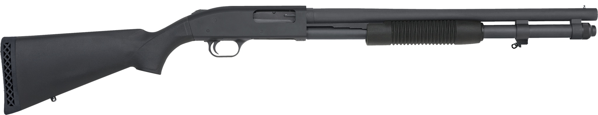 Mossberg Pumpflinte 590A1 Kunststoffschaft - 12/76