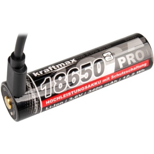 Kraftmax Pro Li-Ion Akku Typ 18650 3,6V/3400mAh