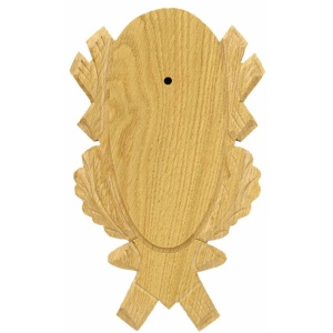 Rehbockbrett Eiche 4 geschnitzt hell