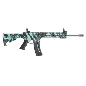 Smith & Wesson Rifle M&P15-22 Sport ROBIN's EGG Blue Platinum 16.5' .22Lr