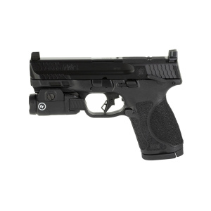 Smith & Wesson Pistol M&P9 Compact 4' 9x19mm Grilletto Flat Face c/Torcia CT