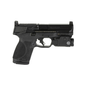 Smith & Wesson Pistol M&P9 Compact 4' 9x19mm Grilletto Flat Face c/Torcia CT