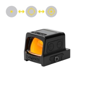 Holosun Refelxvisier HE509T-GD-X2 mit goldenem Wechselabsehen: 2MOA Dot, 32MOA Circledot & 32MOA Circle