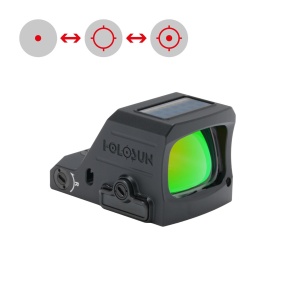 Holosun Reflexvisier HS507C-X3-RD-MRS mit rotem Wechselabsehen: 2MOA Dot, 32MOA Circledot & 32MOA Circle