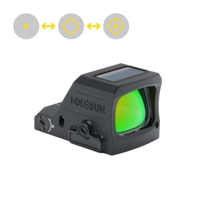 Holosun Reflexvisier HS507C-X3-GD-MRS mit goldenem Wechselabsehen: 2MOA Dot, 32MOA Circledot & 32MOA Circle