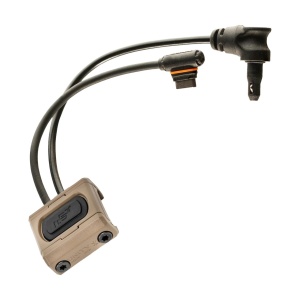 Unity Tactical ModButton Lite Dual Lead / USB-C/Crane / FDE / 7"