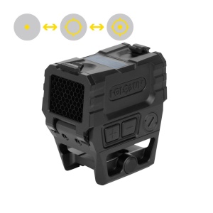Holosun Reflexvisier AEMS-PRO-X2-GD mit goldenem Wechselabsehen: 2MOA Dot & 65MOA Circledot
