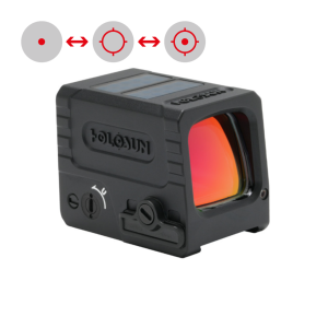 Holosun Reflexvisier AEMS-MICRO-RD-MRS mit rotem Wechselabsehen: 2MOA Dot & 65MOA Circledot