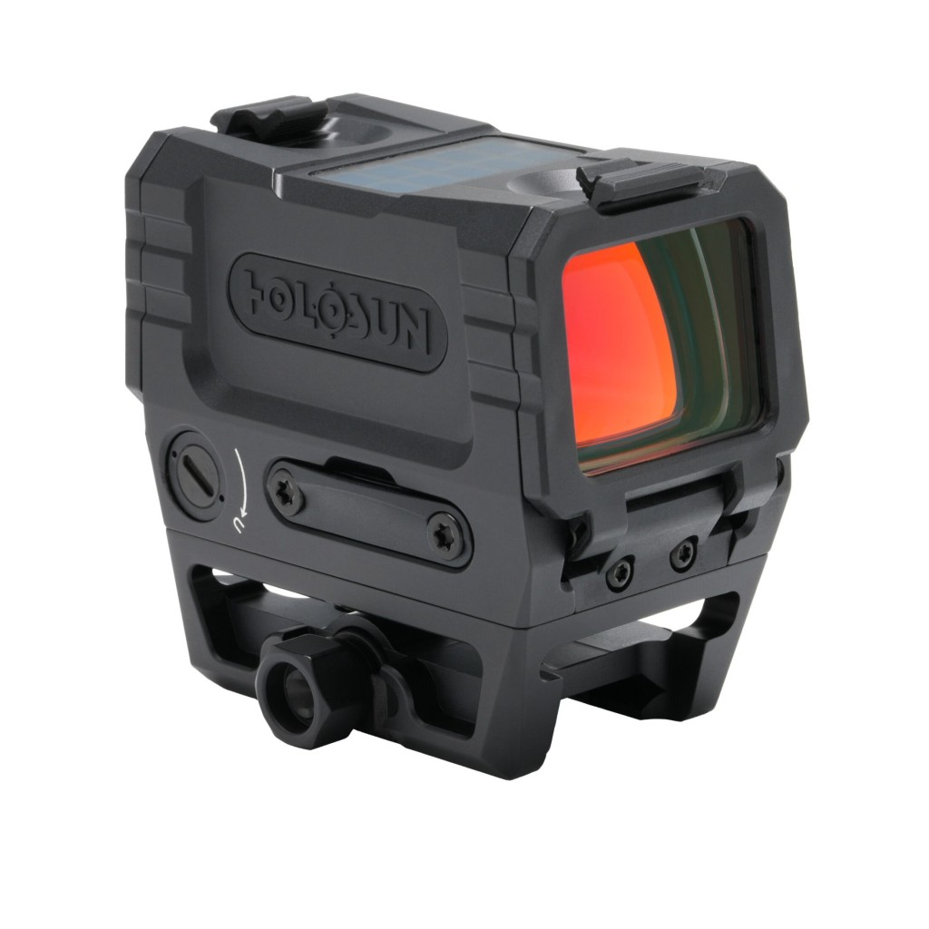 Holosun Reflexvisier AEMS-EVO-GD mit goldenem Wechselabsehen: 2MOA Dot & 65MOA Circledot – Bild 2
