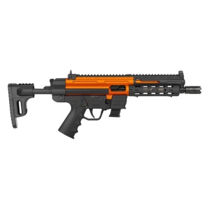 GSG-9 WES Variante Electric Orange Kal. 9mm Para, 10 Schuss, 7,5" Lauf, Total Länge 617-715 mm