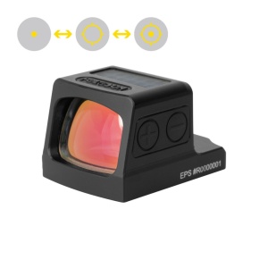 Holosun Reflexvisier EPS-GD-MRS mit goldenem Wechselabsehen: 2MOA Dot,  32MOA Circledot & 32MOA Circle