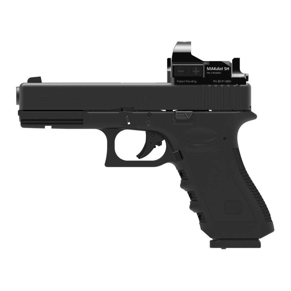 MAK MAKnetic CS hohe Ausführung für Glock 17,19 inklusive MAKDot SH – Bild 2