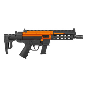 GSG-9 Telescopic Electic Orange Kal. 9mm Para, 10 Schuss, 7,5" Lauf (Gesamtlänge: 565 - 715 mm)