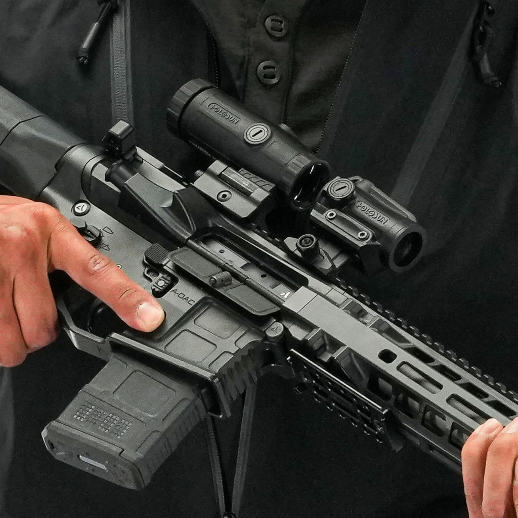 Holosun Set, Reflexvisier, Modell ARO-EVO-SPR-RD mit rotem Wechselabsehen: 2MOA Dot & 65MOA Circledot oder SPR-2MOA Dot & SPR-65MOA Circledot und Magnifier HM3X – Bild 10