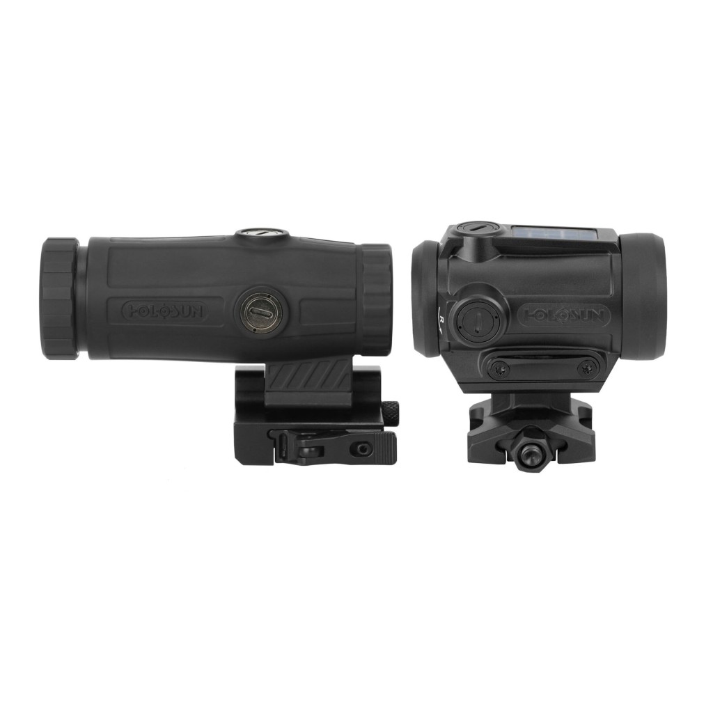 Holosun Set, Reflexvisier, Modell ARO-EVO-SPR-RD mit rotem Wechselabsehen: 2MOA Dot & 65MOA Circledot oder SPR-2MOA Dot & SPR-65MOA Circledot und Magnifier HM3X – Bild 3