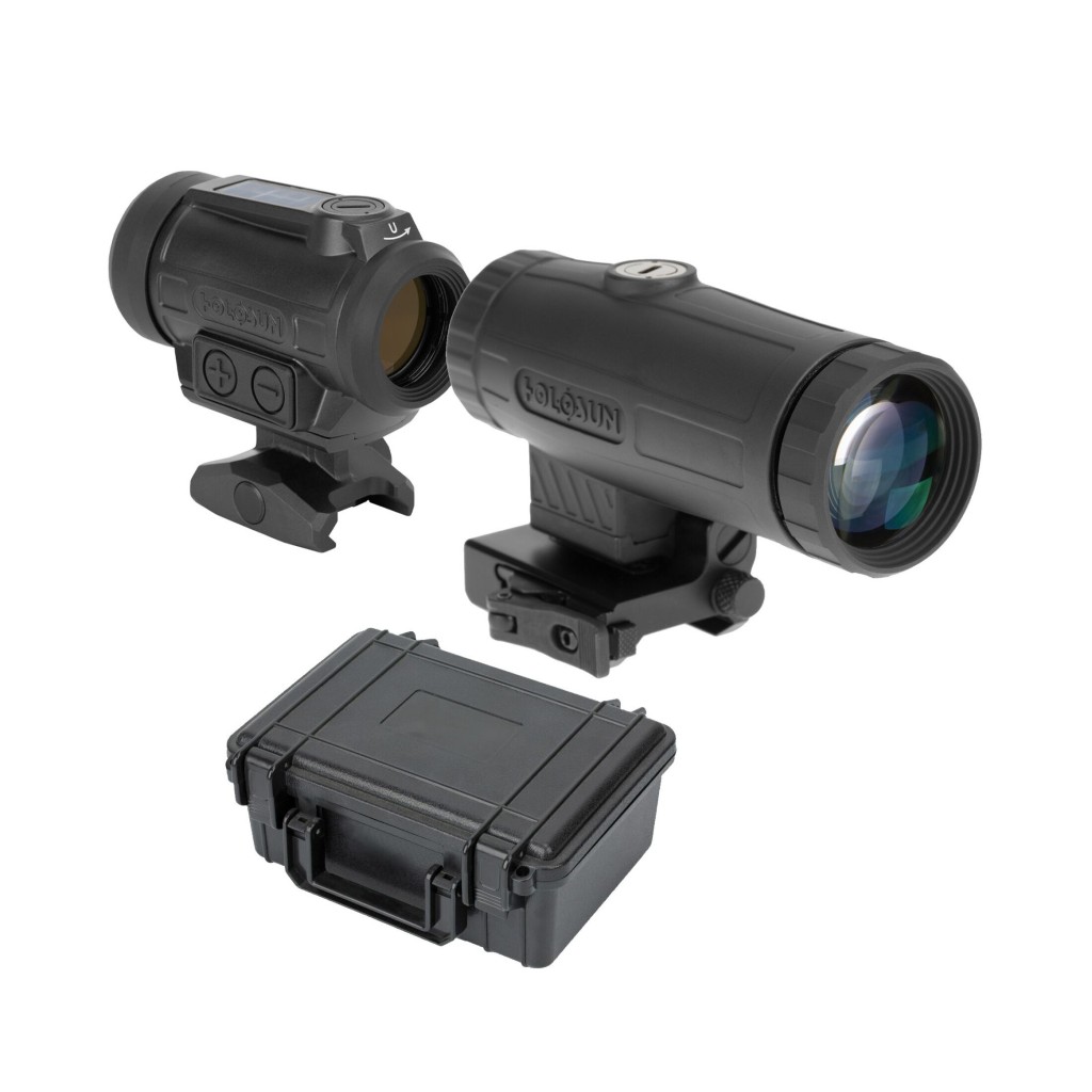 Holosun Set, Reflexvisier, Modell ARO-RD-2 mit rotem 2MOA Dot und Magnifier HM3X – Bild 2