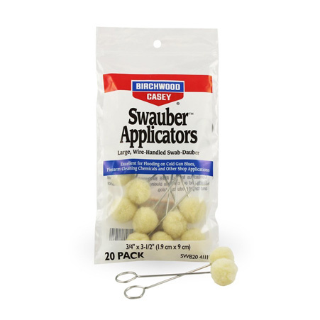 Birchwood Casey Swauber Applikatoren (Pack mit 20 Stück)