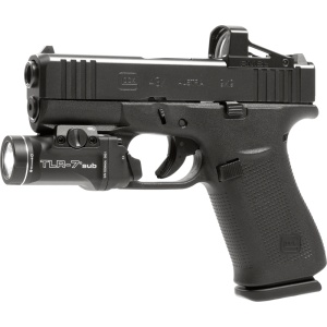 Glock Pistole 43X R/MOS/FS Combo mit shield RMSc und Streamlight TLR-7 Sub - 9 mm Para