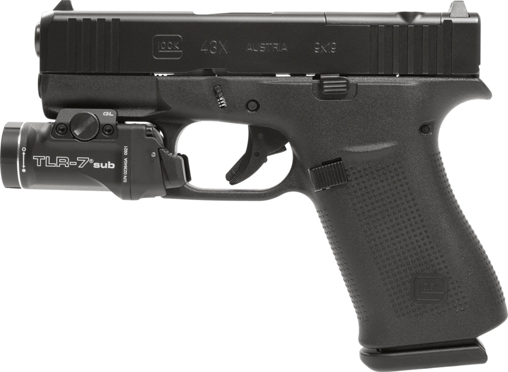 Glock Pistole 43X R/MOS/FS Combo mit Streamlight TLR-7 - 9 mm Para – Bild 2