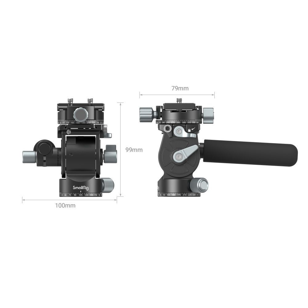 SmallRig Lightweight Fluid Video Head – Bild 2