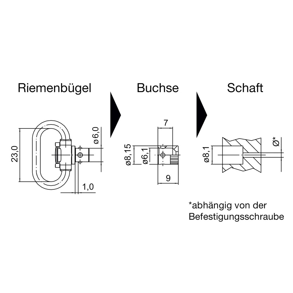 Halder Push & Go Buchse (2x) für Holz – Bild 4