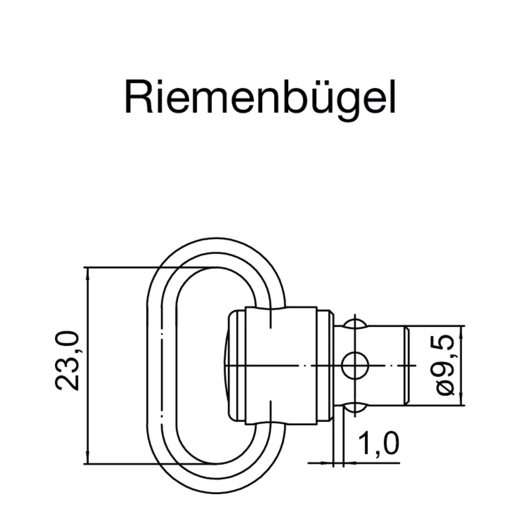 Halder Push & Go Riemenbügel – Bild 2