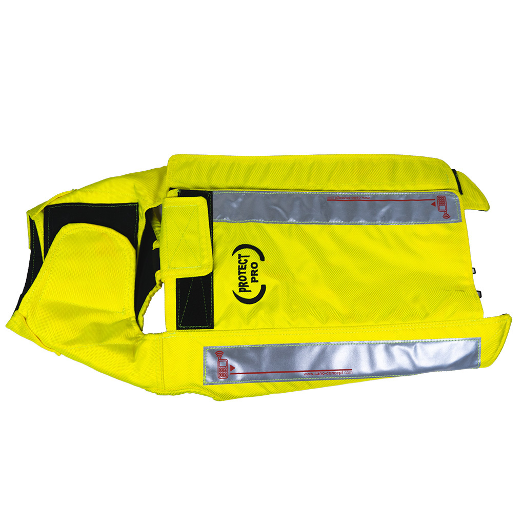 Cano Concept - Kevlar-Hundeschutzweste - Gelb - PROTECT PRO PROFESSIONAL – Bild 2