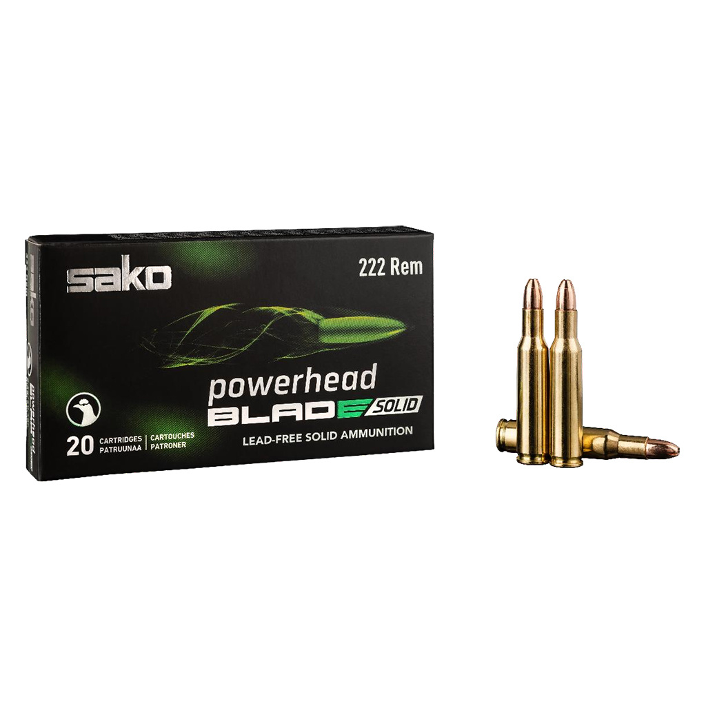 Sako Powerhead Blade Solid .222 Rem. 2.6g