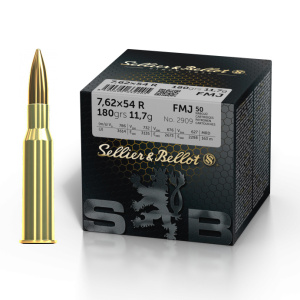 S&B Training FMJ 7.62x54 R 11.7g