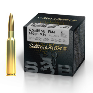 S&B Training FMJ 6.5x55 SE 9.1g