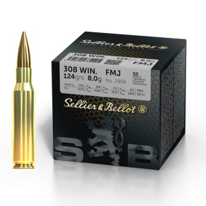 S&B Training FMJ .308 Win. 8g